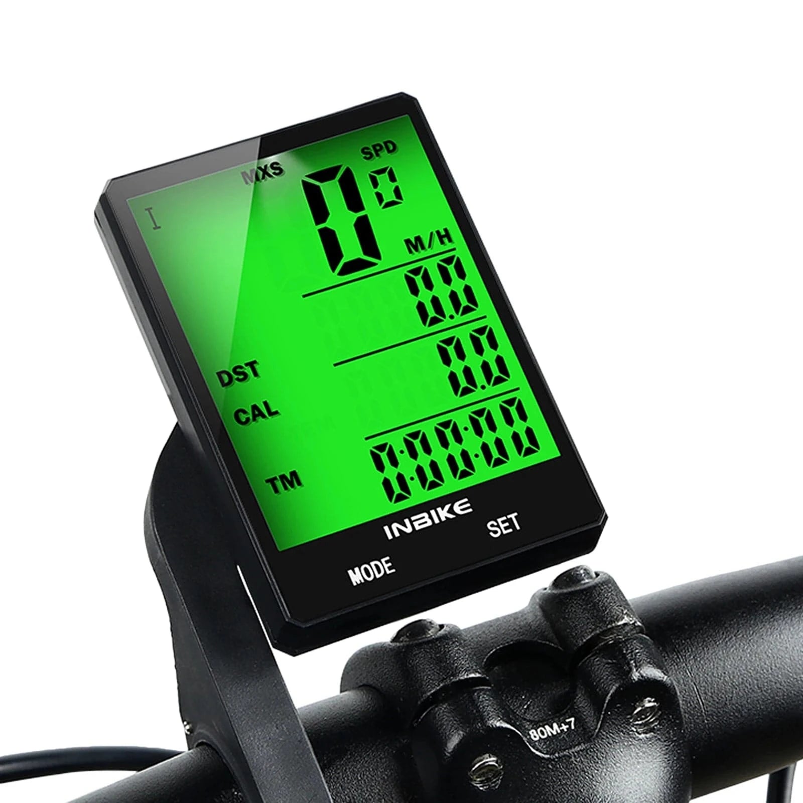 Elegant Wear 2.8 inch Bike Wireless Computer Multifunction Rainproof Riding Bicycle Odometer Cycling Speedometer Stopwatch Backlight Display