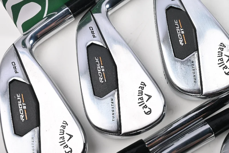 Bottom And Versatile Callaway Rogue ST Pro Irons / 4-PW+AW / Stiff Flex KBS Tour C-Taper 120 Bottom And Versatile Callaway Rogue ST Pro Irons / 4-PW+AW / Stiff Flex KBS Tour C-Taper 120