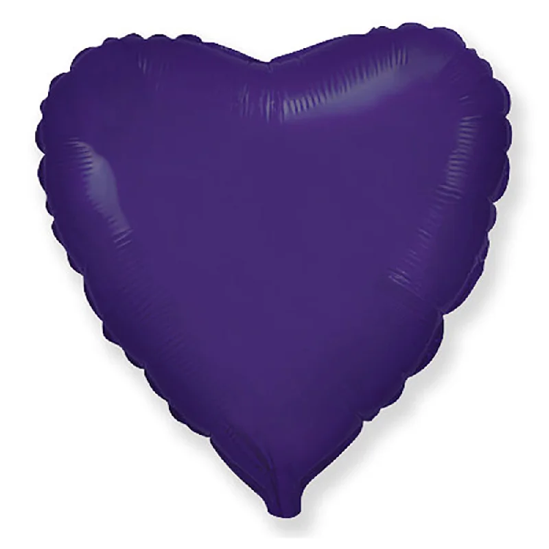 Breathable Design 32 inch HEART - METALLIC PURPLE