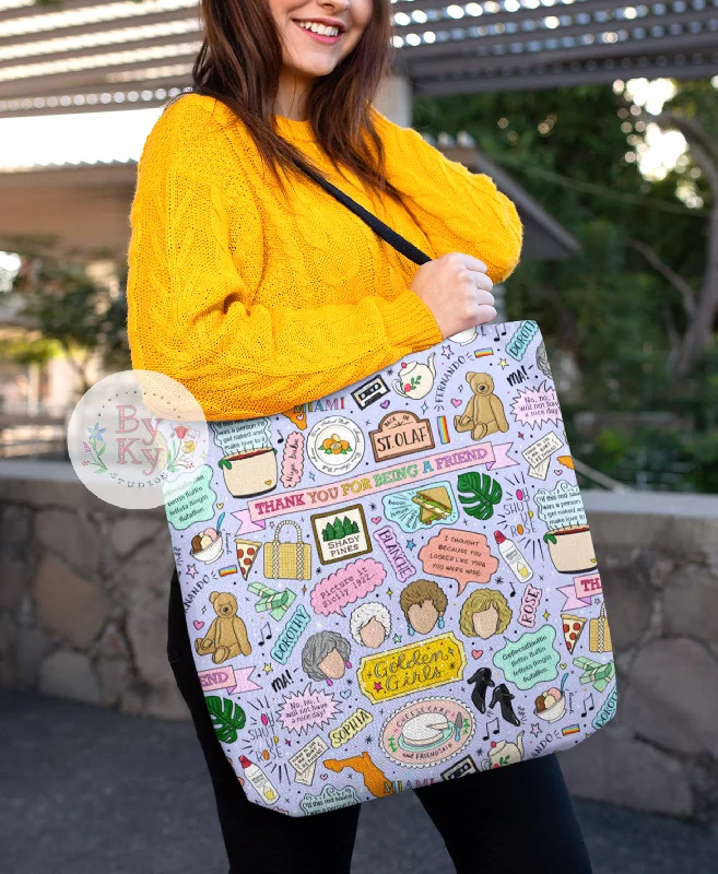 Romantic Data Golden Girls Tote Bag
