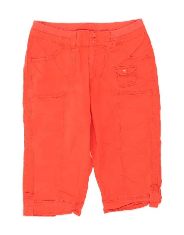 Simple And Comfortable LEE Womens High Waist Bermuda Shorts US 14 XL W32  Orange Cotton