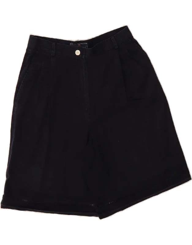 Elegant And Simple LES COPAINS Womens Pegged Chino Shorts IT 46 Large W32  Navy Blue Cotton