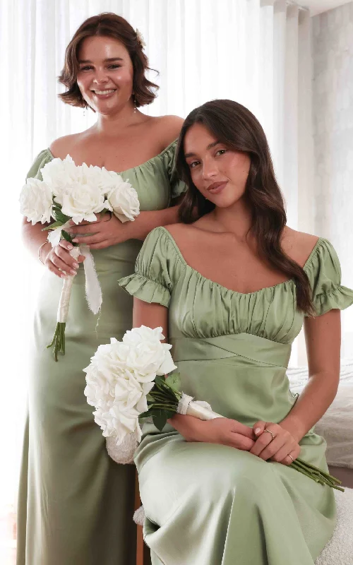 Sports And Leisure Jolene Maxi Dress - Olive Sage