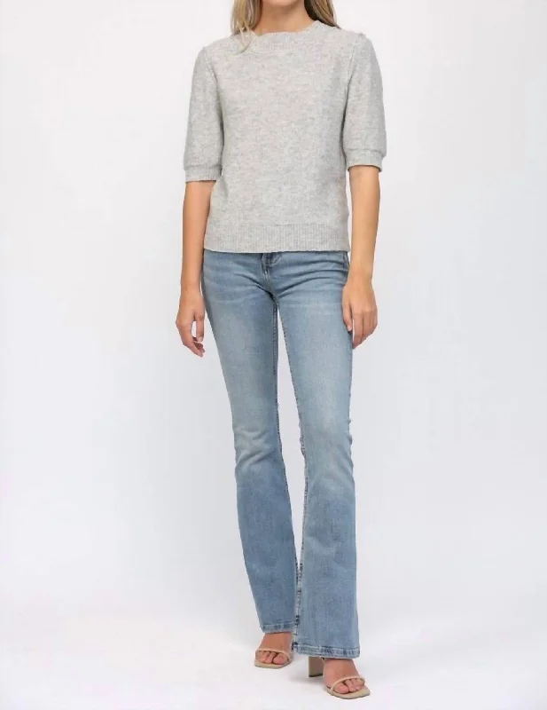 Exquisite Design Admina Sweater In Heather Grey