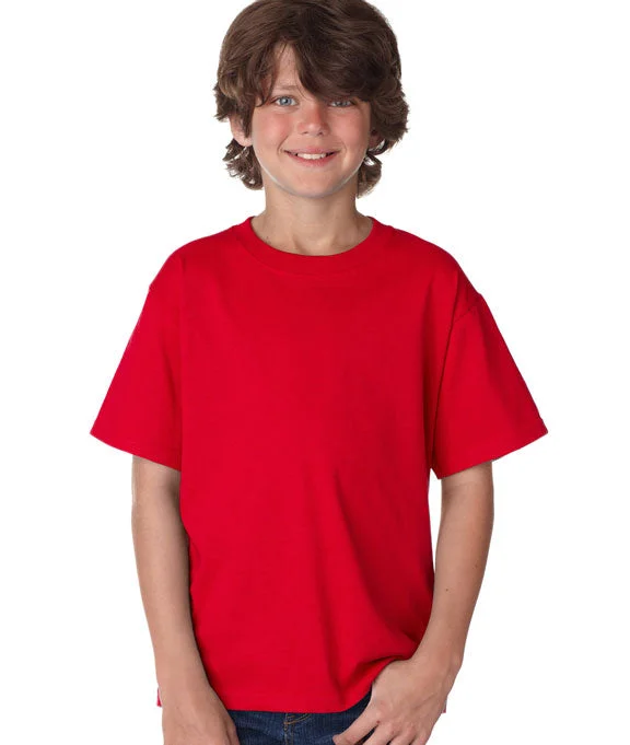 Trendy Items 3930B - Fruit of the Loom Youth 100% Heavy Cotton HD® T-Shirt | True Red Trendy Items 3930B - Fruit of the Loom Youth 100% Heavy Cotton HD® T-Shirt | True Red