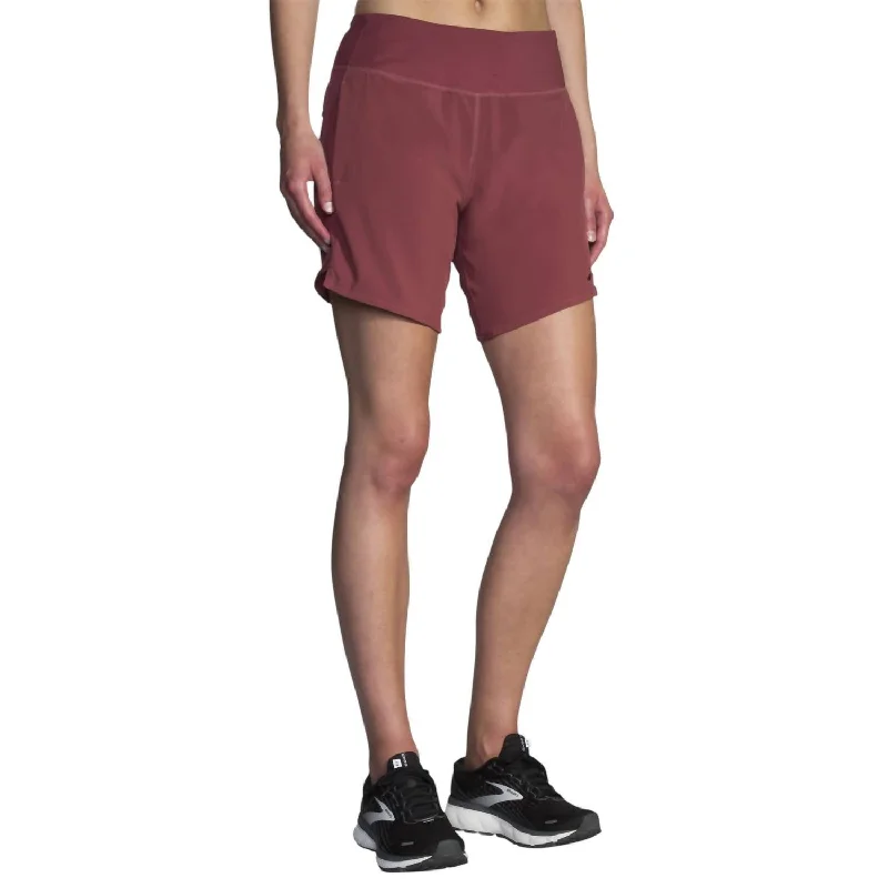 Urban Design Sense Women's Chaser 7" Short In Terracotta