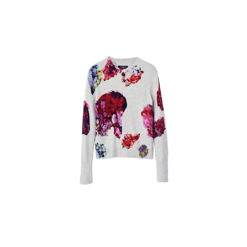 French Style Desigual Acrylic Women's Sweater