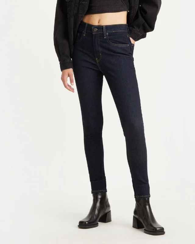 Short skirt design Levi's® Womens 721 High Rise Skinny Jeans - Blue Wave Rinse