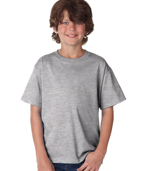 Minimalism 3930B - Fruit of the Loom Youth 100% Heavy Cotton HD® T-Shirt | Athletic Heather Minimalism 3930B - Fruit of the Loom Youth 100% Heavy Cotton HD® T-Shirt | Athletic Heather