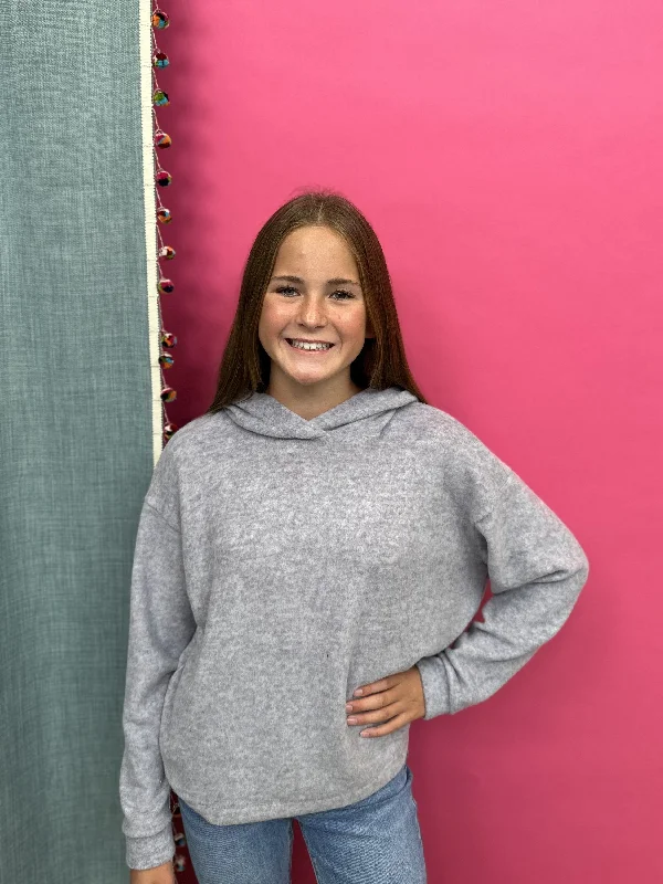 Floral Prints Softest Ever Junior's Classic Fleece Lined Oversized Hoodie
