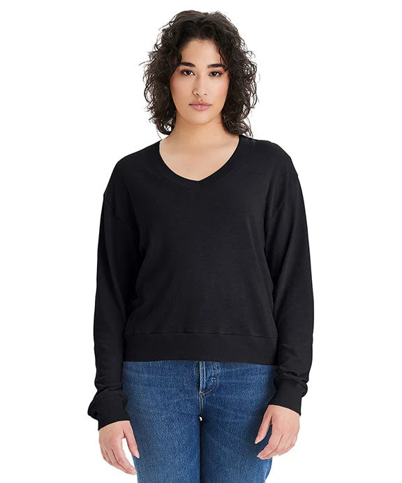Sports Fitness Style 5065BP - Alternative Ladies Slouchy Sweatshirt | Black