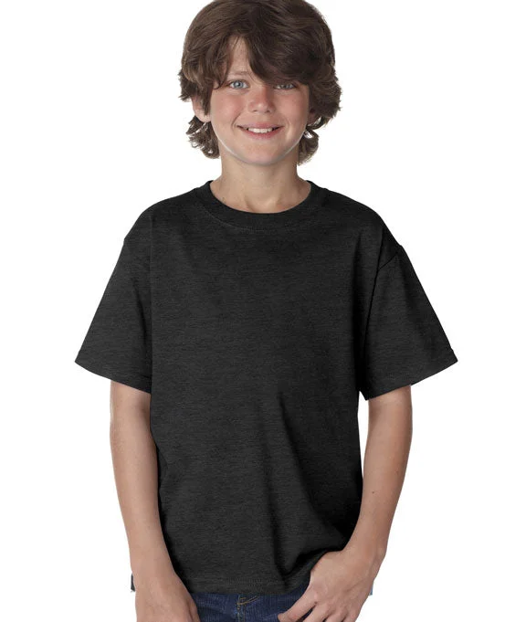 Fresh And Simple 3930B - Fruit of the Loom Youth 100% Heavy Cotton HD® T-Shirt | Black Heather Fresh And Simple 3930B - Fruit of the Loom Youth 100% Heavy Cotton HD® T-Shirt | Black Heather