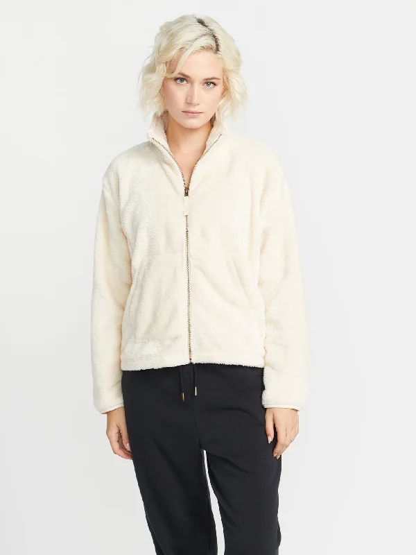 Fashionable Items Pheelin Phurry Zip Jacket - Cloud