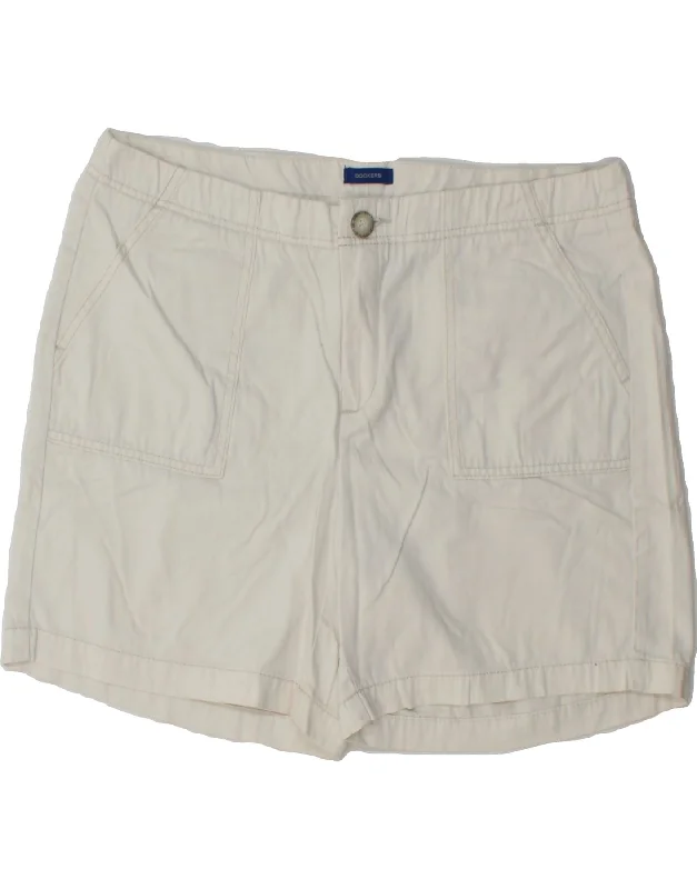 Energetic DOCKERS Womens Chino Shorts US 14 XL W36  White Cotton