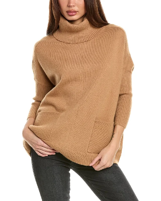 British casual Oat New York Cowl Wool-Blend Sweater