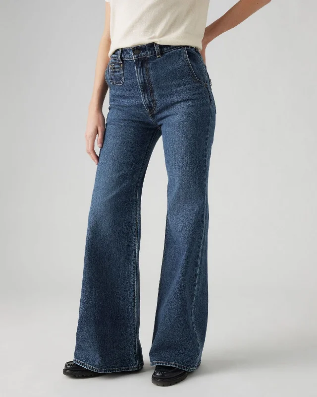 Youthful Street Fashion Levi's® Womens Ribcage Bells Vintage Flared Jeans - Moment Of The Month Youthful Street Fashion Levi's® Womens Ribcage Bells Vintage Flared Jeans - Moment Of The Month