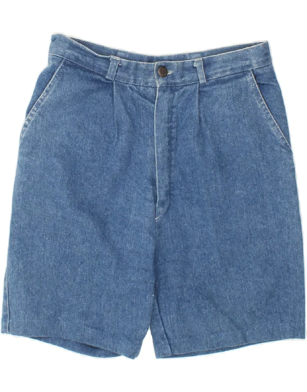 Trendy Items VINTAGE Womens Denim Shorts EU 40 Medium W28 Blue