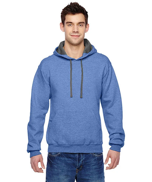 Retro Woolen Jacket SF76R - Fruit of the Loom Adult SofSpun® Hooded Sweatshirt | Carolina Heather Retro Woolen Jacket SF76R - Fruit of the Loom Adult SofSpun® Hooded Sweatshirt | Carolina Heather