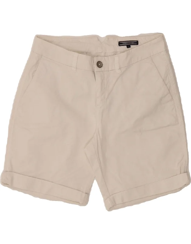 Must-have For Fashion TOMMY HILFIGER Womens Chino Shorts US 4 Small W26  White