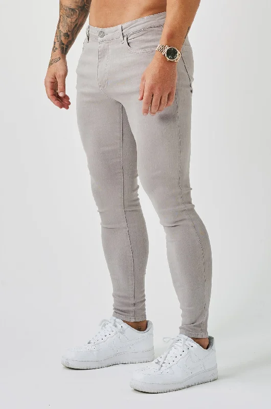Stylish Wear SKINNY FIT JEANS - ICE GREY
