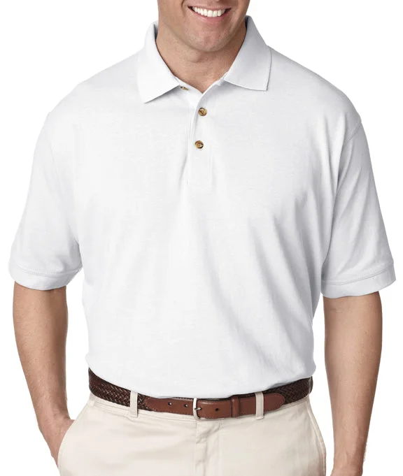 Avant-garde Design 8535 - UltraClub Mens Classic Piqué Polo Shirt | White