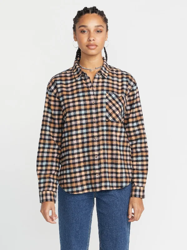 Creative Prints Plaid To Meet U Flannel - Winter Orchid