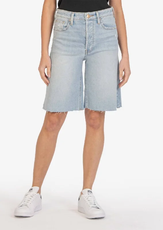 Boutique style Hailey High Rise Bermuda Short In Earn