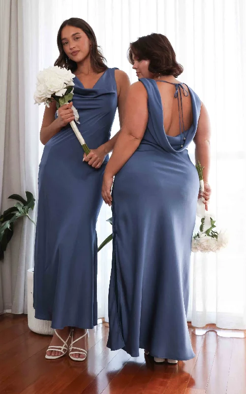 Fashion Design Schiffer Maxi Dress - Riverside Blue