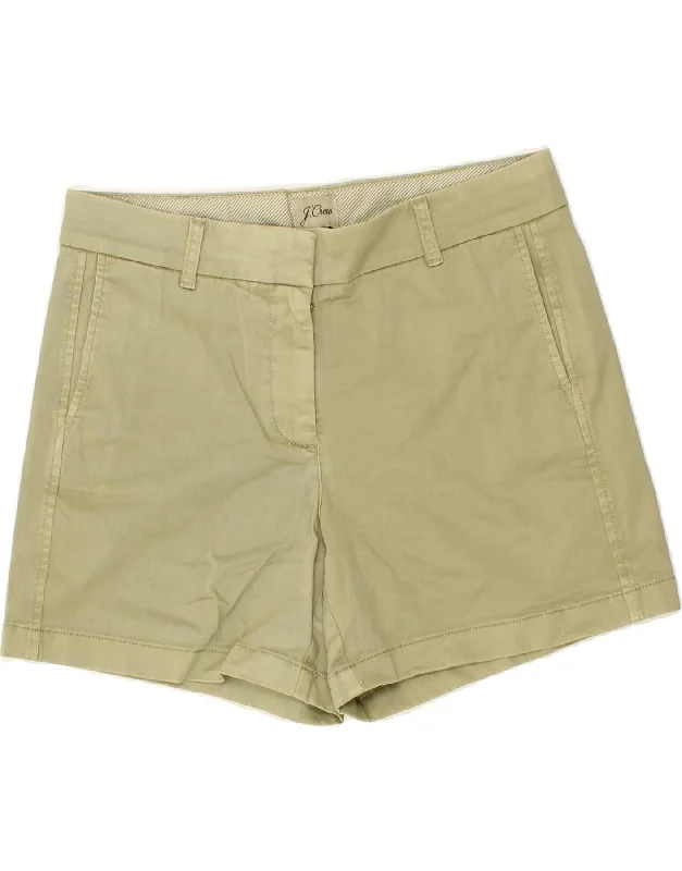 Classic Series J. CREW Womens Chino Shorts US 6 Medium W32 Khaki Cotton