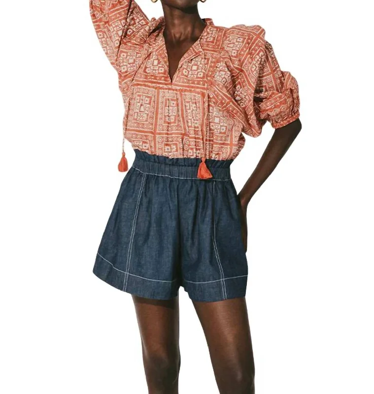 American Style Rian Short In Chambray