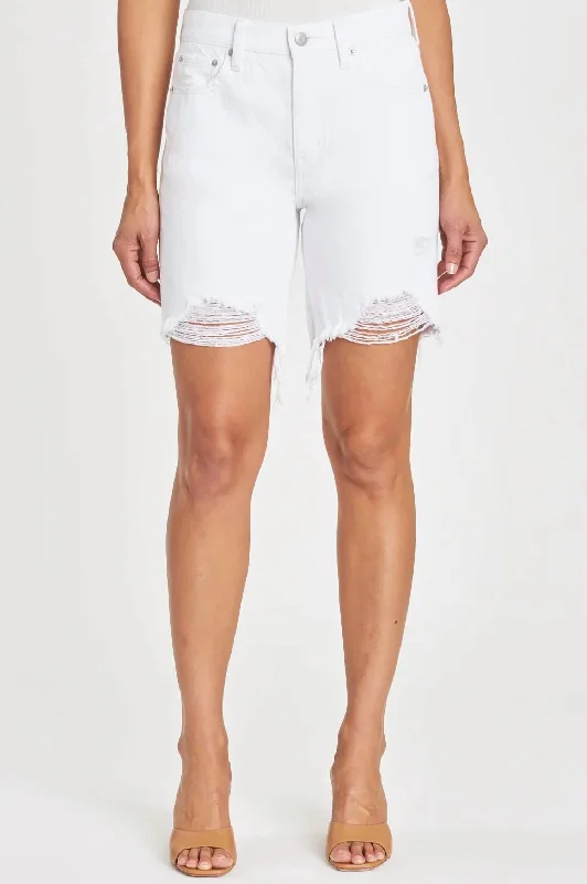 Multifunctional Style Kelly 90's Skater Short In Snow Storm