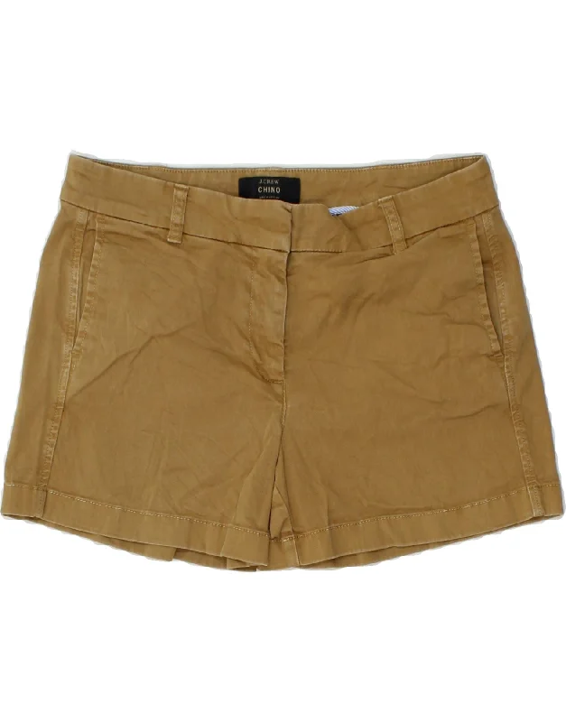 Advanced Design J. CREW Womens Chino Shorts US 6 Medium W30  Brown Cotton