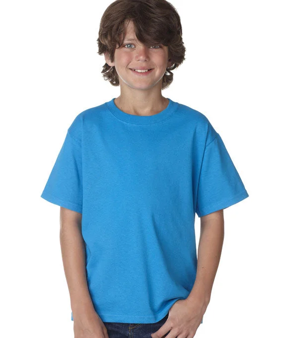 Warm And Comfortable 3930B - Fruit of the Loom Youth 100% Heavy Cotton HD® T-Shirt | Pacific Blue Warm And Comfortable 3930B - Fruit of the Loom Youth 100% Heavy Cotton HD® T-Shirt | Pacific Blue