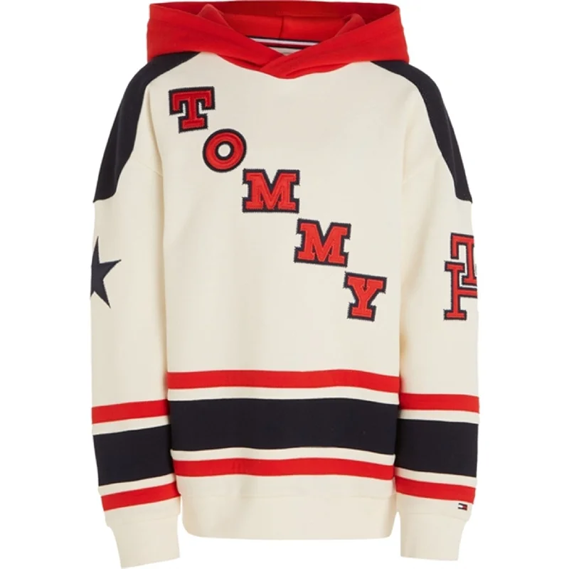 High-quality Design Tommy Hilfiger Varsity Hoodie Red/White/Navy Block
