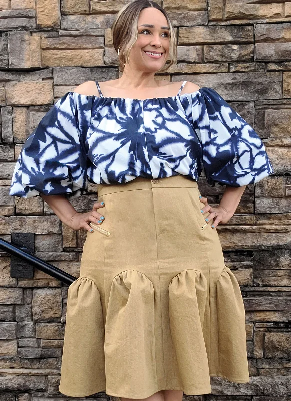 Noble Temperament KNOW ME Top & Skirt ME2093