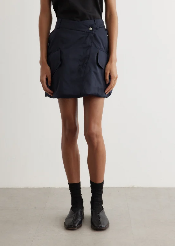 Romantic And Fresh Padded Cargo Mini Skirt
