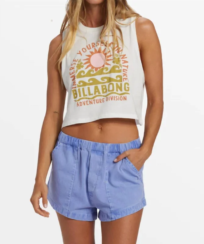 Casual Street A/div Safari Shorts In Cosmic Blue