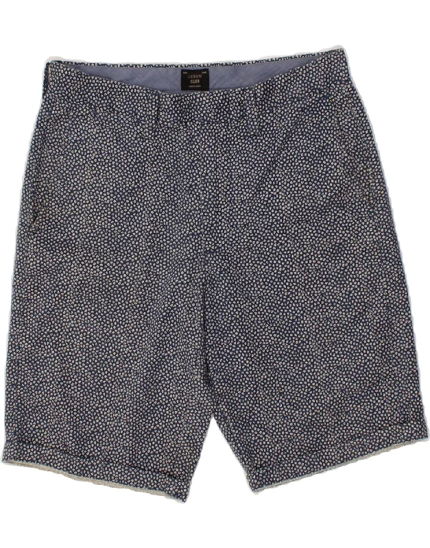 British Fashion J. CREW Womens Chino Shorts W29 Medium  Grey Spotted