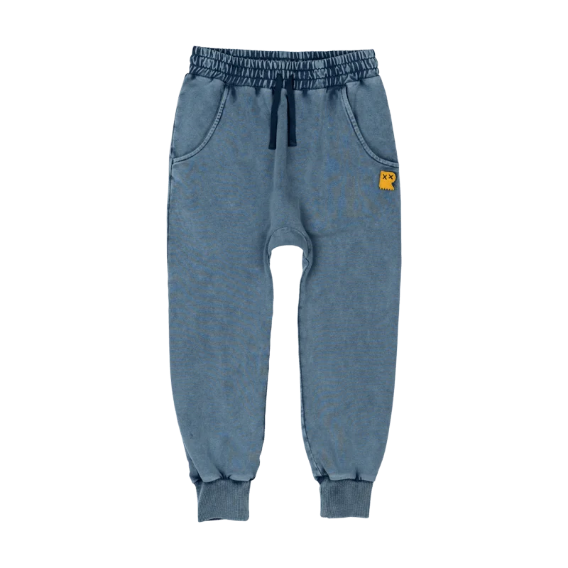 Sporty Elegance Rock Your Kid Track Pants - Blue Wash (Size 2-12)