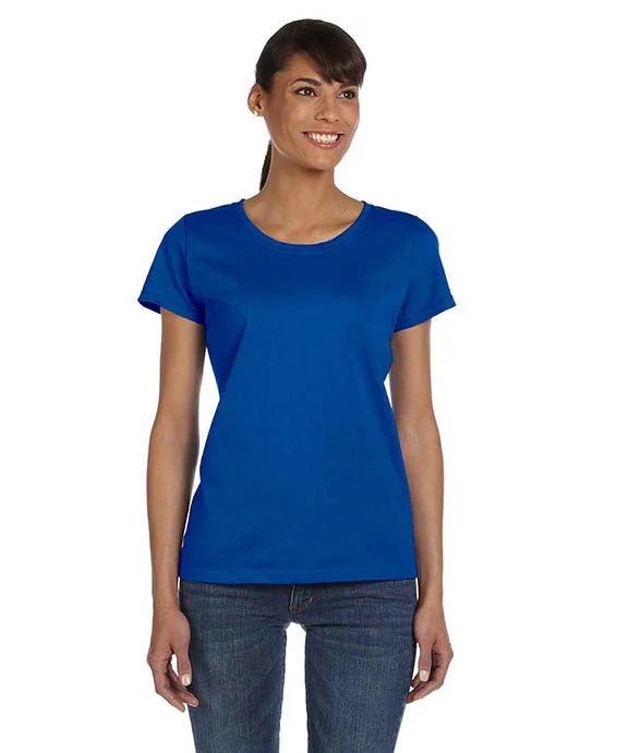 Sports Comfort Style L3930R - Fruit of the Loom Ladies 5 oz. HD Cotton™ T-Shirt | Royal Sports Comfort Style L3930R - Fruit of the Loom Ladies 5 oz. HD Cotton™ T-Shirt | Royal