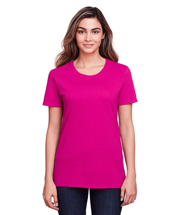 Fashion Style IC47WR - Fruit of the Loom Ladies ICONIC™ T-Shirt | Cyber Pink