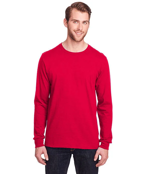 Exquisite workmanship IC47LSR - Fruit of the Loom Adult ICONIC™ Long Sleeve T-Shirt | True Red Exquisite workmanship IC47LSR - Fruit of the Loom Adult ICONIC™ Long Sleeve T-Shirt | True Red