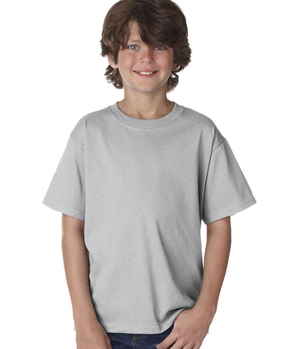 Elegant And Noble 3930B - Fruit of the Loom Youth 100% Heavy Cotton HD® T-Shirt | Silver Elegant And Noble 3930B - Fruit of the Loom Youth 100% Heavy Cotton HD® T-Shirt | Silver