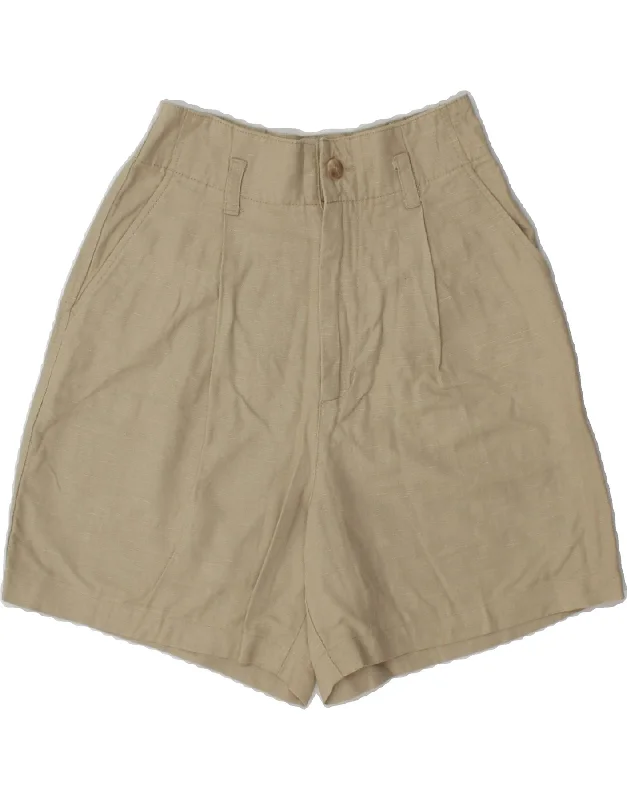 Single item design EDDIE BAUER Womens Pegged Chino Shorts US 6 Medium W25 Beige Linen Single item design EDDIE BAUER Womens Pegged Chino Shorts US 6 Medium W25 Beige Linen