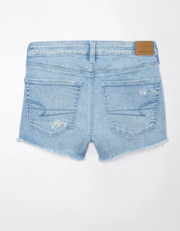 New Design AE Next Level High-Waisted Denim Short Short