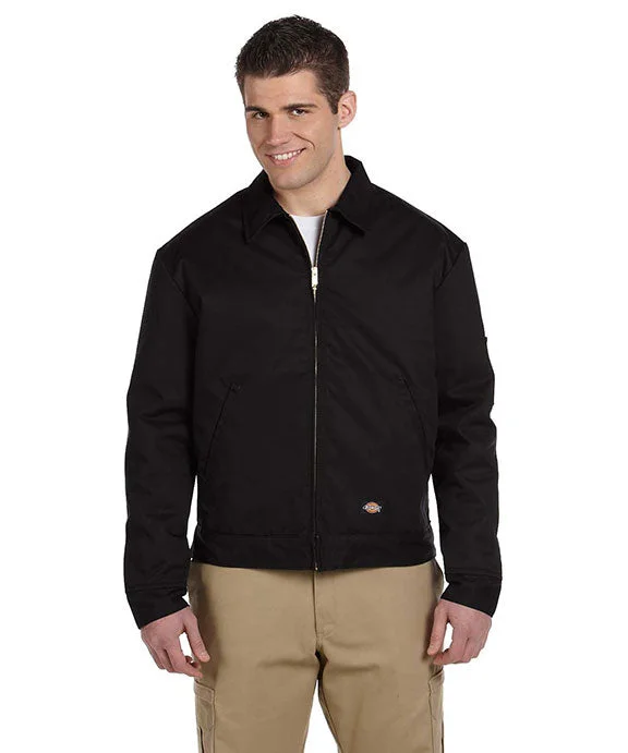 Cozy Fit Wear JT15 - Dickies Mens Lined Eisenhower Jacket | Black