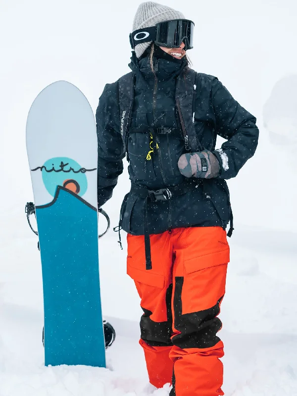 Light And Breathable Womens V.Co At Stretch Gore-Tex Pants - Orange Shock