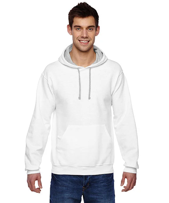 Urban Chic SF76R - Fruit of the Loom Adult SofSpun® Hooded Sweatshirt | White