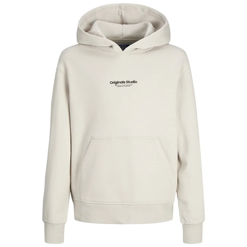 Simple Solid Color Jack & Jones Junior Moonbeam Vesterbro Sweat Hoodie Noos