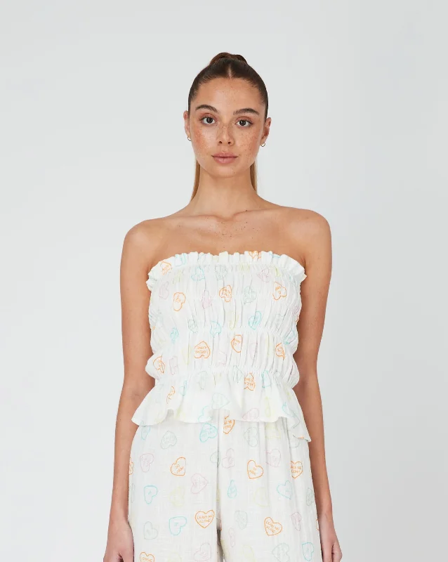 Advanced Customization Summi Summi - GAUZE BODICE - MULTI DUMB LOVE PRINT